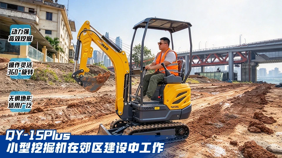 小挖助力郊区基建：土方开挖与场地整平施工利器